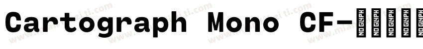 Cartograph Mono CF字体转换